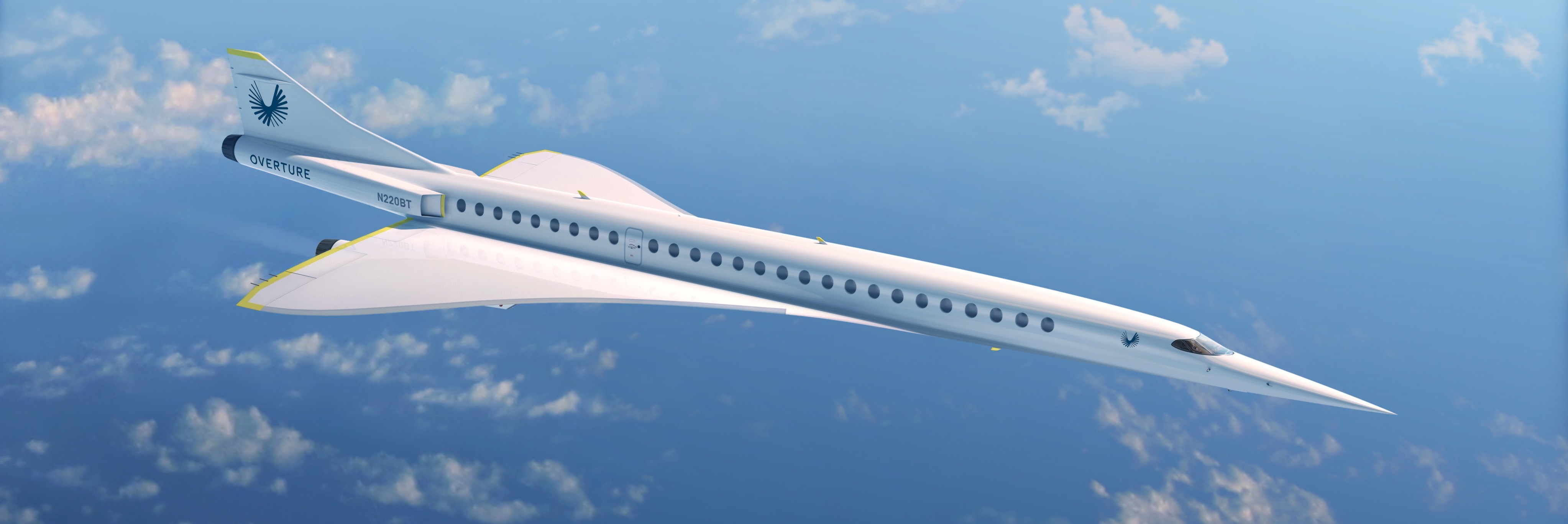 Supersonic plane Boom Overture