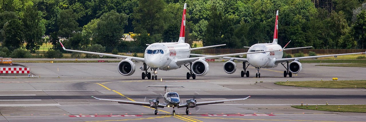 Diamond Aircraft DA-62 in Zurich International Airpor